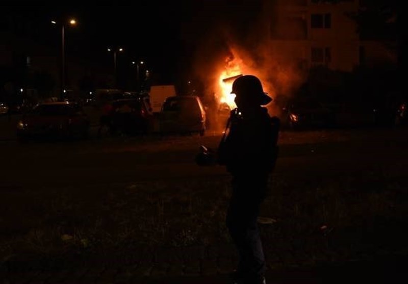 Riot in Nantes, France