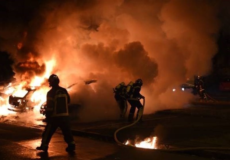 Riot in Nantes, France