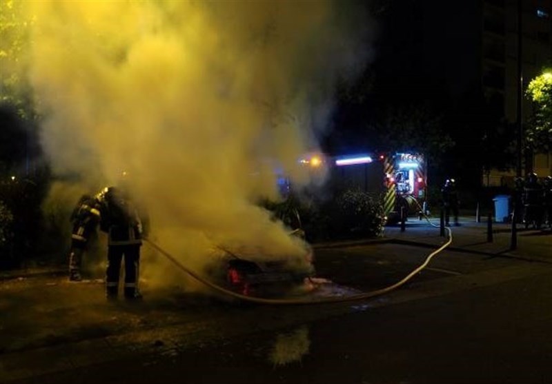 Riot in Nantes, France