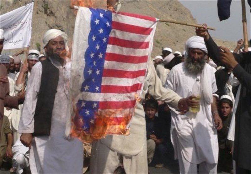 تظاهرات مردم در اعتراض به کشتار غیرنظامیان افغان توسط نیروهای آمریکایی