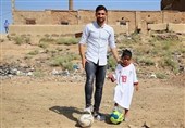 Iranian Boy Who Had Football Player’s Name Tagged on His Shirt Meets His Idol