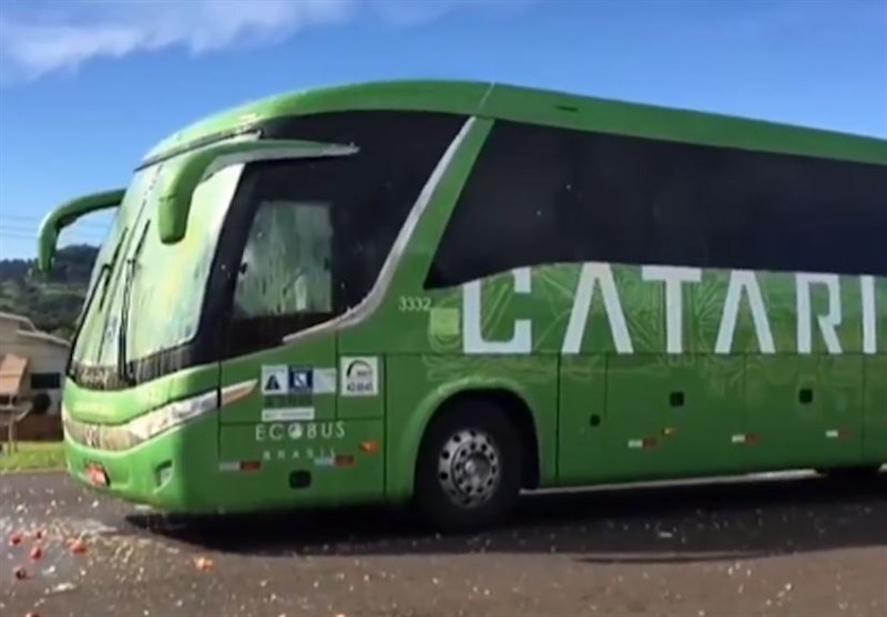 Angry Crowd Welcome Back Brazil Team by Hurling Stones at Bus (+Video)