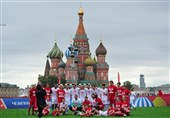جام جهانی 2018 | بازی فوتبال ماتئوس، بلان و گومز با معلولان در مسکو