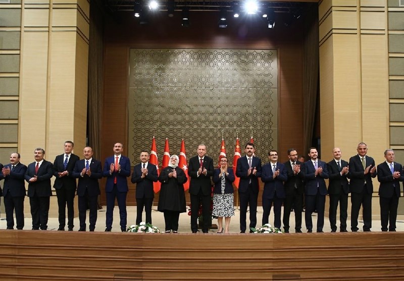 مشاوران اردوغان و معاونان وزارتخانه‌های ترکیه تعیین شدند
