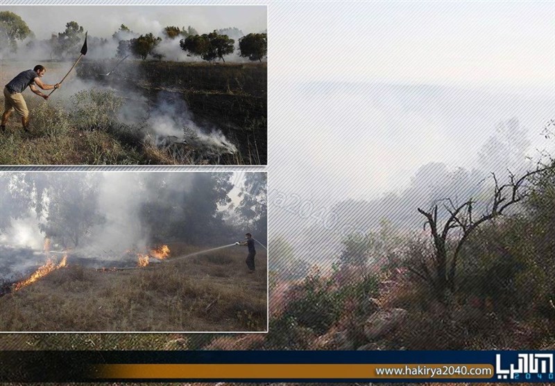 وقوع 4 آتش سوزی در شهرک‌های صهیونیست‌نشین