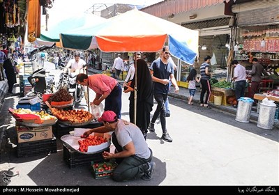 تهران در یک روز گرم تابستانی