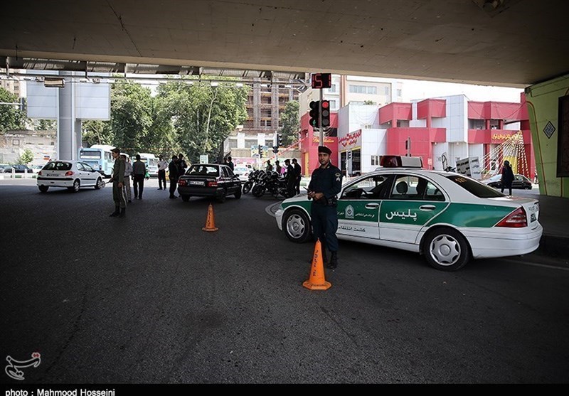 رزمایش پلیس در شهر کرمانشاه برگزار شد؛ تکذیب خبر سرقت از بانک تجارت