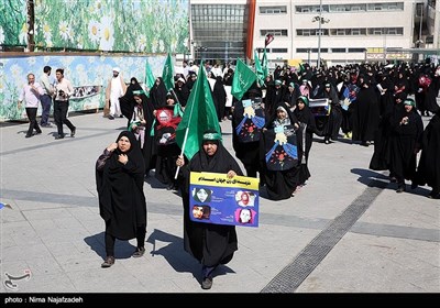 راهپیمایی روز ملی عفاف و حجاب - مشهد