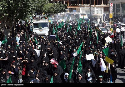 راهپیمایی روز ملی عفاف و حجاب - مشهد