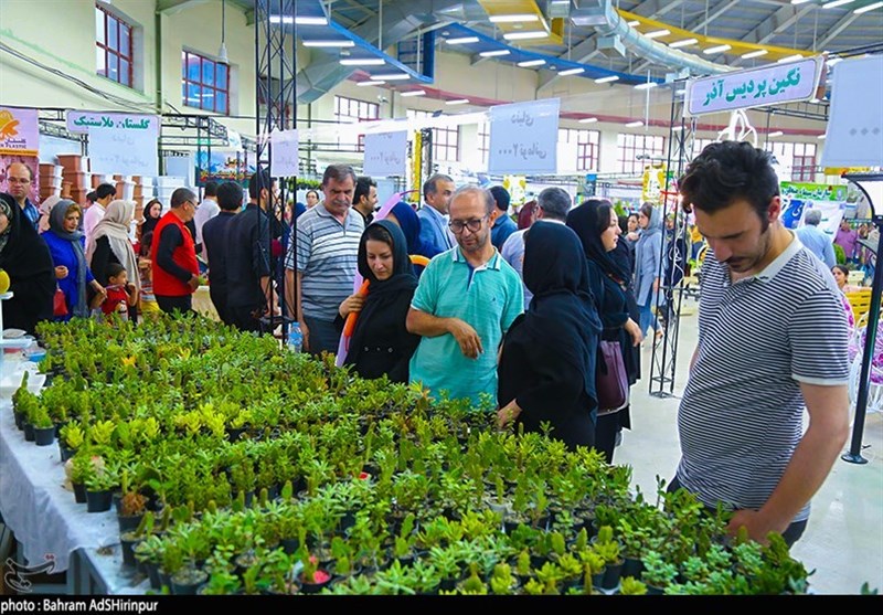 نمایشگاه گل و گیاه و صنایع‌دستی در کرمانشاه آغاز به کار کرد