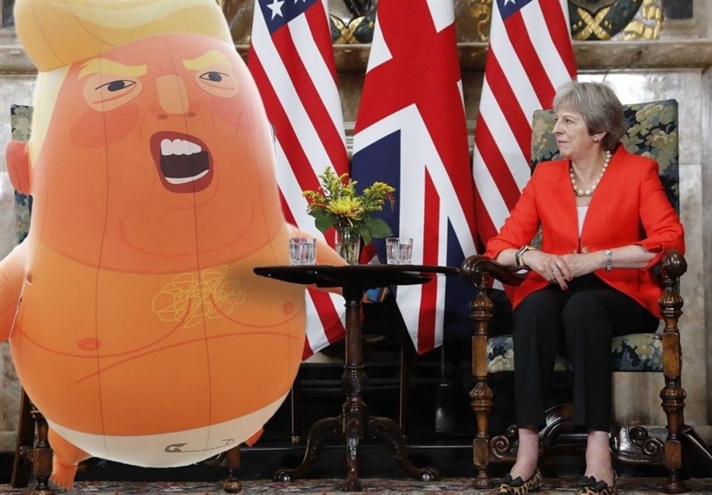 Trump, Wife Trolled on Social Media over UK Visit (+Photos)