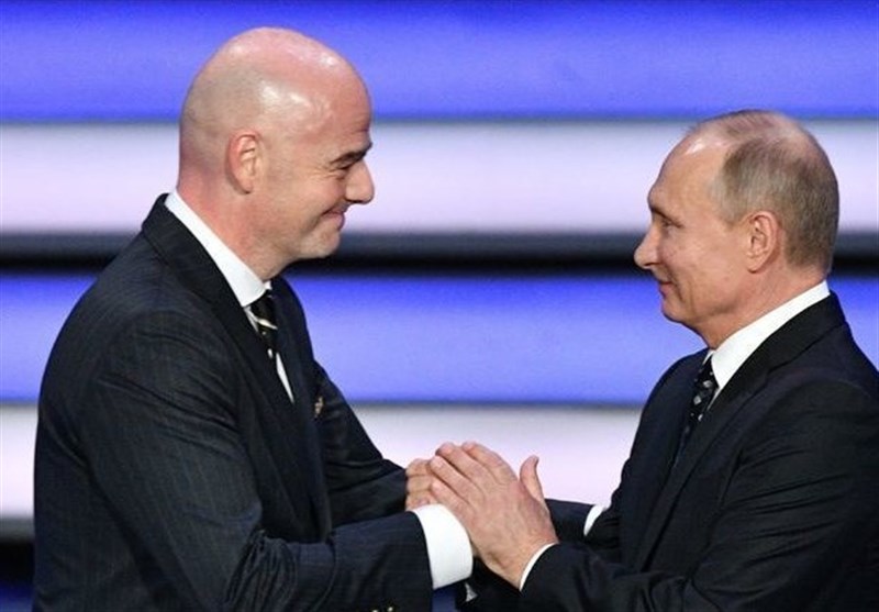 جام جهانی 2018‌| پوتین: فوتبال میلیون‌ها نفر را در جهان متحد کرد/ اینفانتینو: 2 اتفاق خوب برای روسیه افتاد