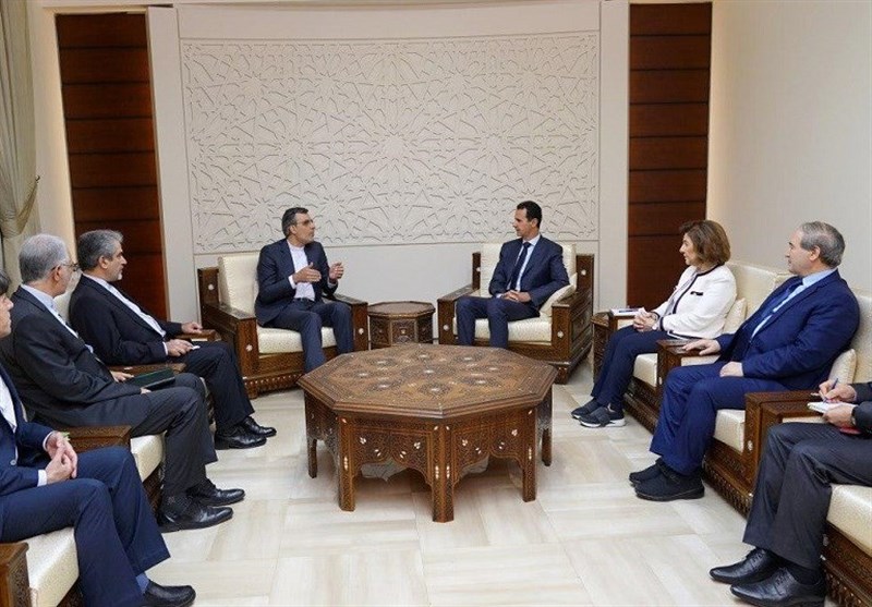 Assad, Iranian Diplomat Discuss Syria Developments