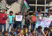 Gazan Children Stage Protest at Same Park Two Kids Killed by Israeli Airstrike