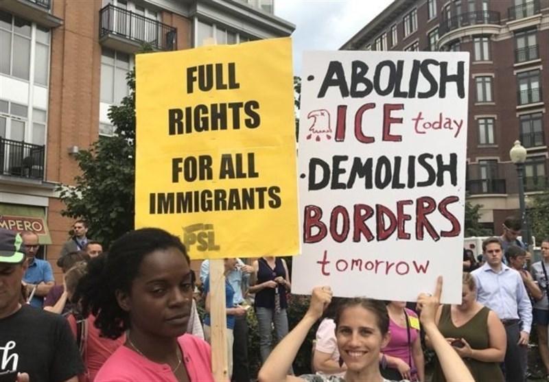 Protest against ICE in DC