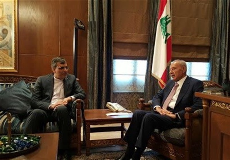 دیدار جابری انصاری با رئیس مجلس و وزیر خارجه لبنان