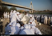 مراسم غسل تعمید صابئین مندایی در اهواز