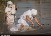 مراسم غسل تعمید صابئین مندایی در اهواز