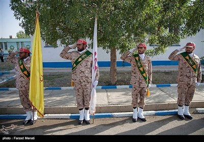 خورشید کے زیر سایہ کاروان کا شہداء فوجی ٹریننگ سنٹر کا دورہ