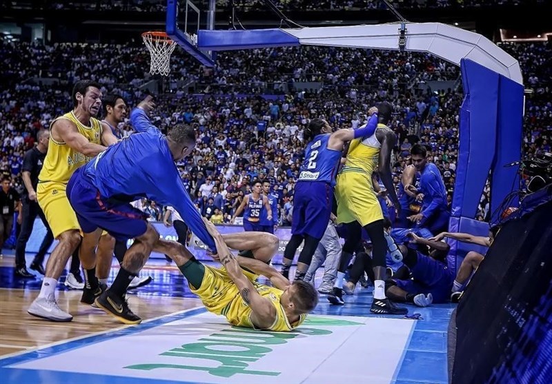 محرومیت سنگین بسکتبالیست‌های فیلیپین و استرالیا پس از کتک‌کاری در زمین