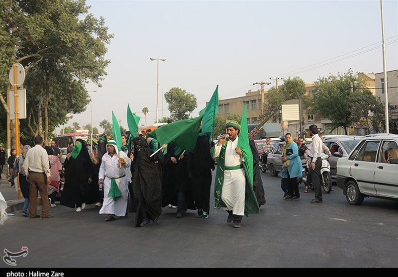 کاروان نمادین ورود احمدبن‌موسی(ع) به شیراز به روایت تصویر