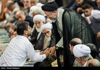 حجت‌الاسلام سیدمحمود علوی وزیر اطلاعات در نماز جمعه تهران