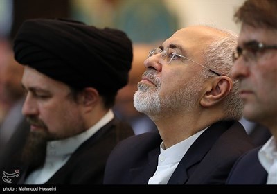 دیدار ظریف وزیر امور خارجه ، سفرا و روسای نمایندگی های ایران در جهان با حجت الاسلام سیدحسن خمینی 