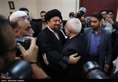 تجدید میثاق ظریف و سفرا روسای نمایندگی های ایران در جهان با آرمان های امام خمینی (ره)