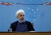 الرئیس الإیرانی: السید ترامب! لاتلعب بالنار
