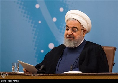  حسن روحانی رئیس جمهور در همایش رؤسای نمایندگی‌های ایران در خارج از کشور 