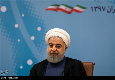  حسن روحانی رئیس جمهور در همایش رؤسای نمایندگی‌های ایران در خارج از کشور