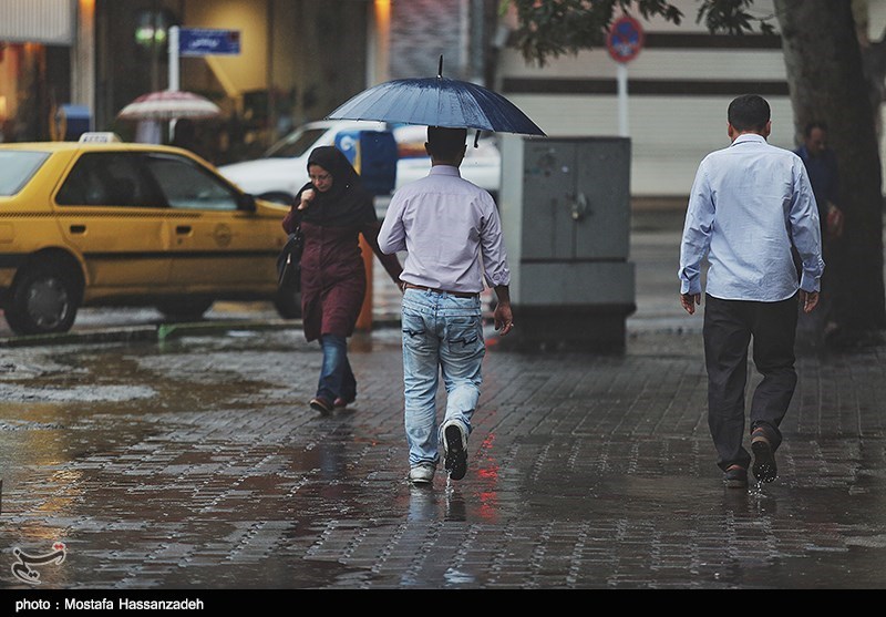 پیش بینی بارش باران در 8 استان
