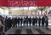 خوزستان| دیدار خدام حرم مطهر رضوی با مردم بندرماهشهر