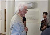 مراسم افتتاح نمایشگاه «فصل سفر» در موزه گرافیک ایران / استاد غلامحسین نامی