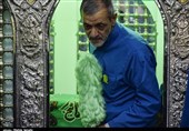 غبارروبی مضجع مطهر امامزاده محمد‌(ع) کرمان به روایت تصویر