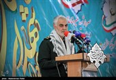 سخنرانی سردار سرلشکر پاسدار قاسم سلیمانی فرمانده نیروی قدس سپاه پاسداران انقلاب اسلامی در مراسم یادواره شهدای عملیات رمضان - همدان