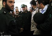  سردار سرلشکر پاسدار قاسم سلیمانی فرمانده نیروی قدس سپاه پاسداران انقلاب اسلامی در مراسم یادواره شهدای عملیات رمضان - همدان