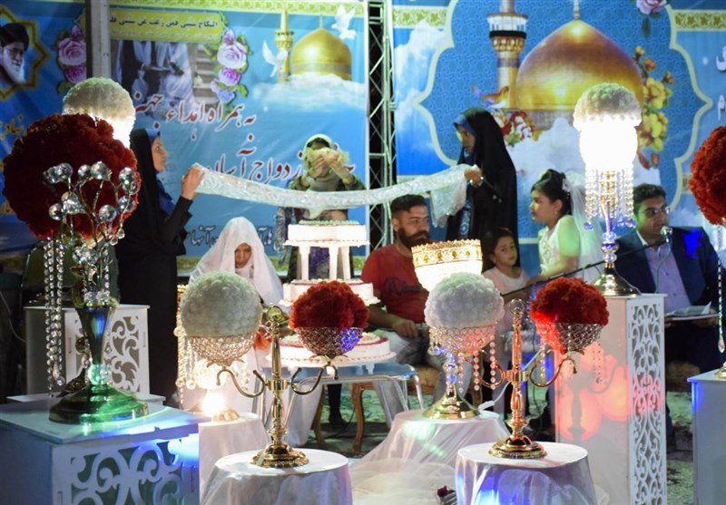 کرمان| جشن ازدواج آسان در کرمان به روایت تصویر