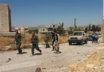 Syrian army in QuneitraSyrian Army Forces Patrolling in Quneitra Following its Liberation (+Photos)
