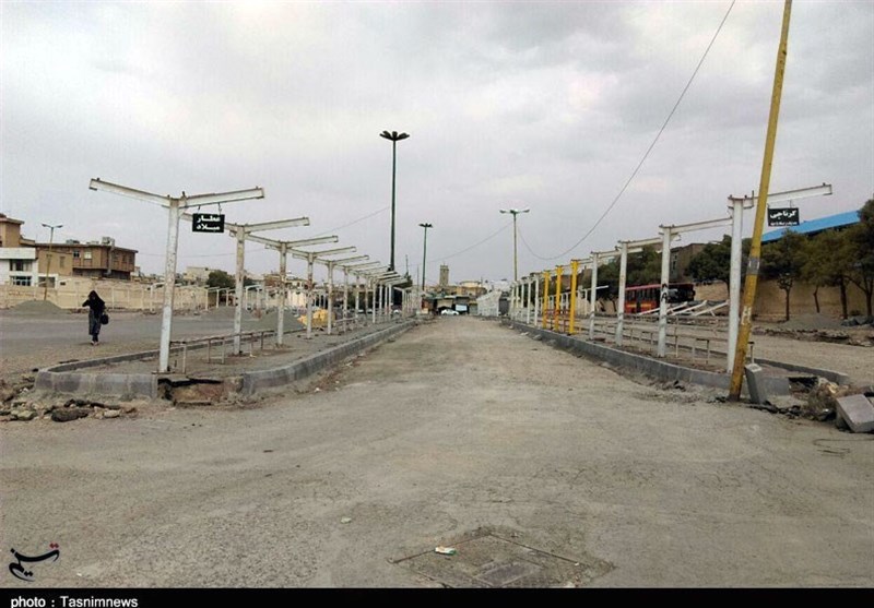 رانندگان اتوبوسرانی کرمانشاه برای بیان مشکلات دست از کار کشیدند