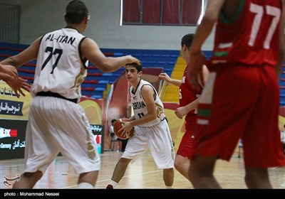 دیدار بسکتبال نوجوانان ایران و عراق - گرگان
