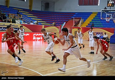 دیدار بسکتبال نوجوانان ایران و عراق - گرگان