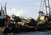 Lebanon dumps armored vehicles into Mediterranean