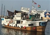 انسانیت دشمن اسرائیل کا غزہ کیلئے امدادی سامان لے جانے والے جہاز پر حملہ