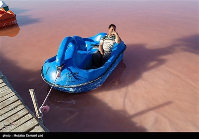 مسافران تابستانی دریاچه ارومیه