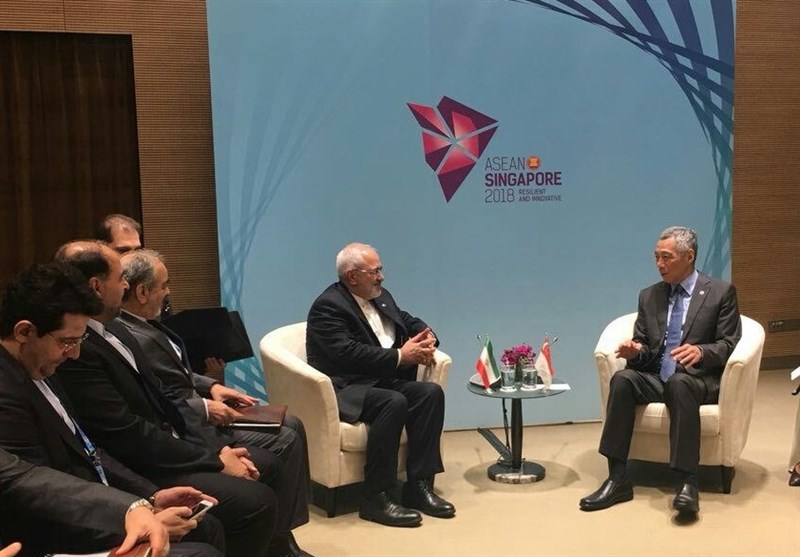 Iran’s Zarif Holds Diplomatic Meetings in Singapore