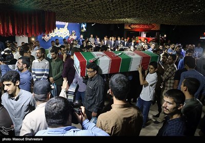 مراسم استقبال از ۱۳۵ شهید تازه تفحص شده در معراج شهدا 