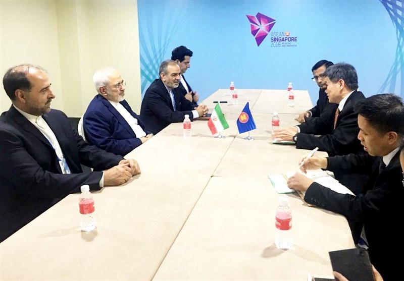 ظریف با دبیرکل اتحادیه آسه‌آن و وزیر خارجه استرالیا دیدار کرد