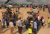 فلسطین|آغاز نوزدهمین جمعه راهپیمایی بازگشت؛ یک فلسطینی شهید و 220 نفر زخمی شدند