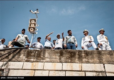 افواج عالم کے ایران کے شہر نوشہر میں ڈائیونگ مقابلے